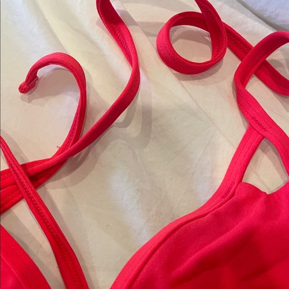 Bright Pink Bikini Top - Picture 3 of 5